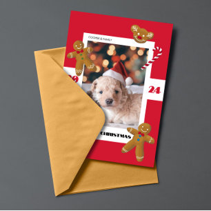 Cartes Pour Fêtes Annuelles Sweet Noël photo personnalisée mignonne