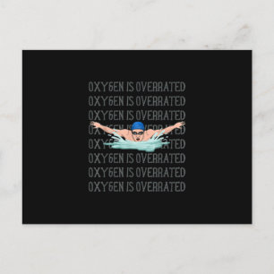 Cartes Pour Fêtes Annuelles Swim Swimmer Amour Amoureux Nage Amusant Garçon Sp
