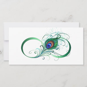 Cartes Pour Fêtes Annuelles Symbole de l'Infinity