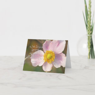 Cartes Pour Fêtes Annuelles Sympathie florale : Psaume 119:50