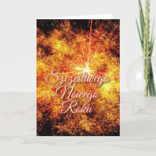 Cartes Pour Fêtes Annuelles Szczęśliwego Nowego Roku ou bonne année