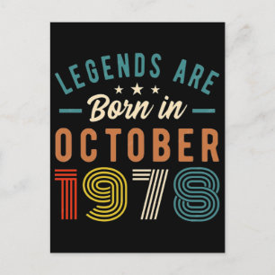 Cartes Pour Fêtes Annuelles T-shirt pour 48ème anniversaire les légendes naiss