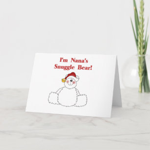 Cartes Pour Fêtes Annuelles T-shirts et cadeaux de Nana's Snuggle Bear