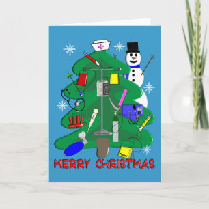 Cartes Pour Fêtes Annuelles T-shirts et cadeaux de Noël des infirmières