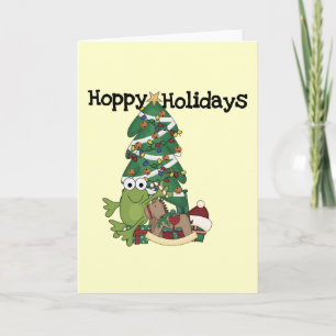 Cartes Pour Fêtes Annuelles T-shirts et cadeaux de vacances sautillants