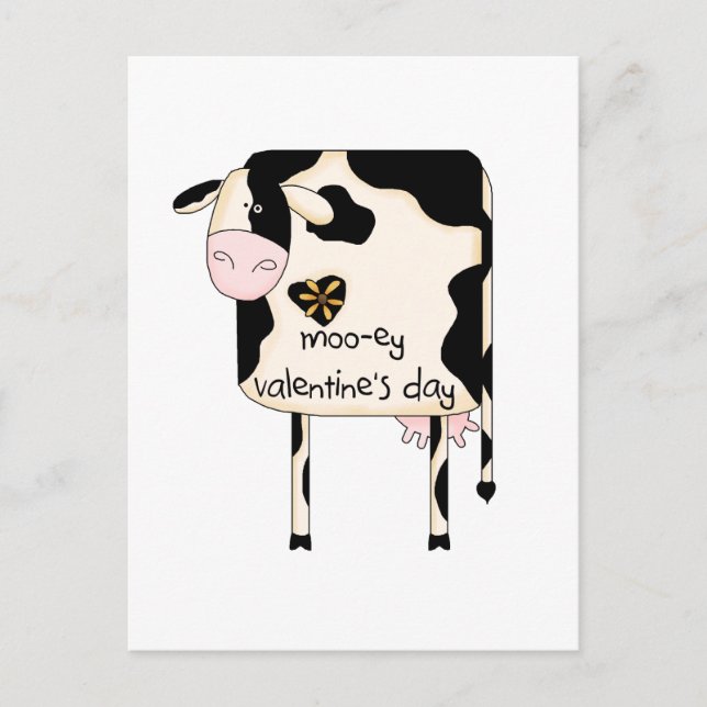 Cartes Pour Fêtes Annuelles T-shirts et cadeaux Mooey Valentine (Devant)