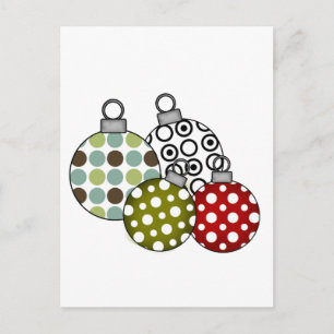 Cartes Pour Fêtes Annuelles T-shirts et cadeaux Retro Christmas Balls