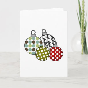 Cartes Pour Fêtes Annuelles T-shirts et cadeaux Retro Christmas Balls