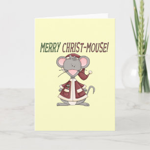 Cartes Pour Fêtes Annuelles T-shirts et poisons de Merry Christ-Mouse