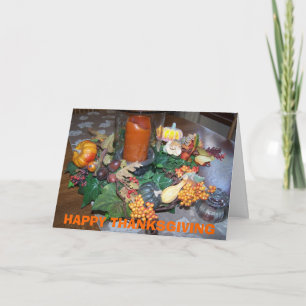 Cartes Pour Fêtes Annuelles Tableau de BON THANKSGIVING