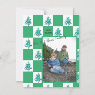 Cartes Pour Fêtes Annuelles Tableau de contrôle de l'arbre de Noël de la peint