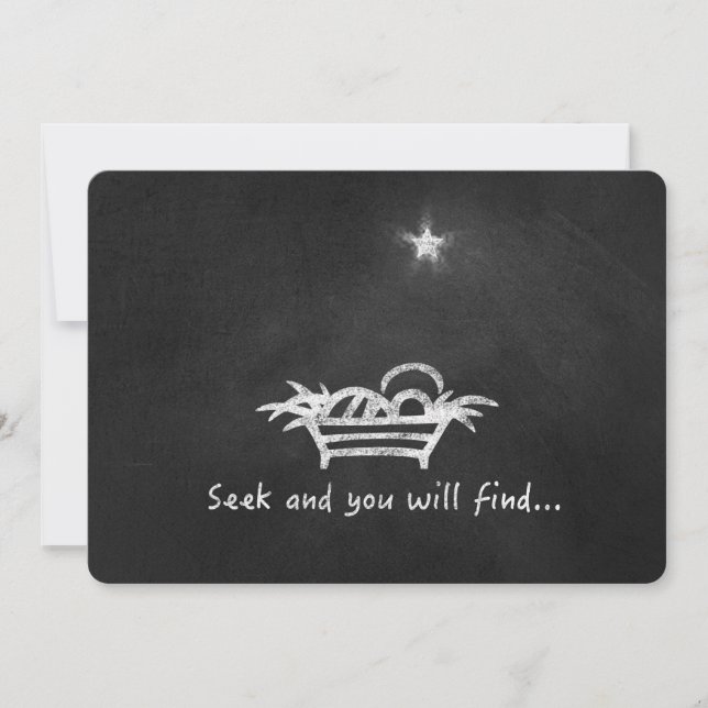 Cartes Pour Fêtes Annuelles Tableau Manger (Devant)