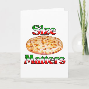 Cartes Pour Fêtes Annuelles Taille importante (pizza)