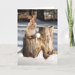 Cartes Pour Fêtes Annuelles Tamia adorable de "renne"