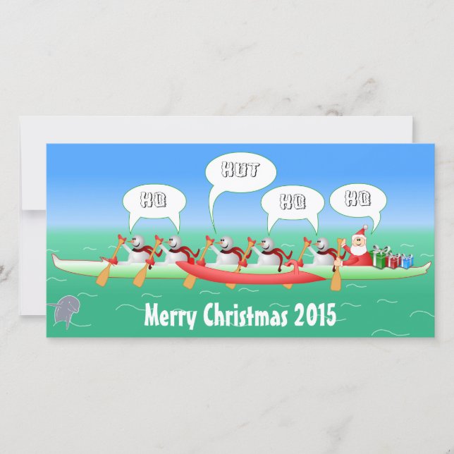 Cartes Pour Fêtes Annuelles Tangon de Noël (Devant)
