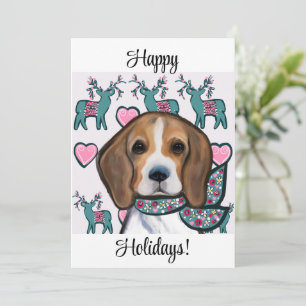 Cartes Pour Fêtes Annuelles Tapis Beagle