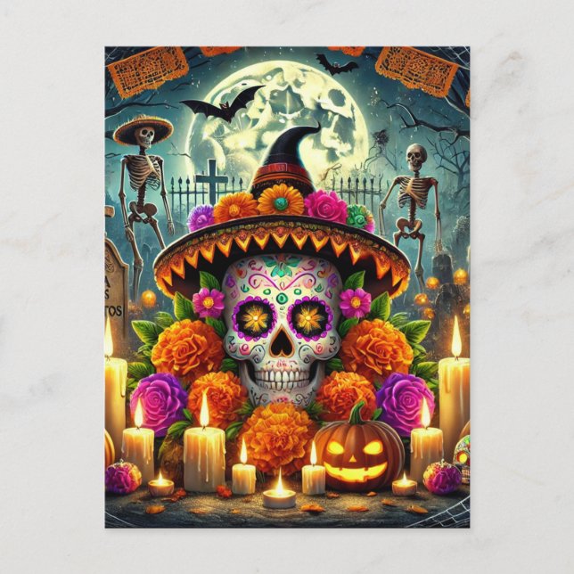 Cartes Pour Fêtes Annuelles Tapis de souris Halloween Joyeux  (Devant)