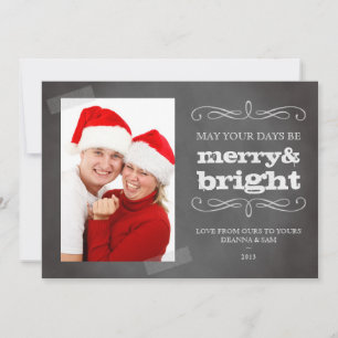 Cartes Pour Fêtes Annuelles Tapis photo chic chic joyeux et lumineux