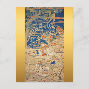 Cartes Pour Fêtes Annuelles Tapisserie de chèvres Nouvel An chinois Zodiac P
