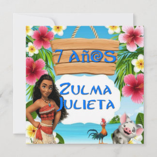 Cartes Pour Fêtes Annuelles Tarjeta cumpleaños Mohana