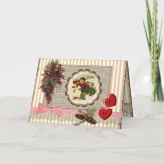 Cartes Pour Fêtes Annuelles Tarjeta felicitación feliz navidad próspero