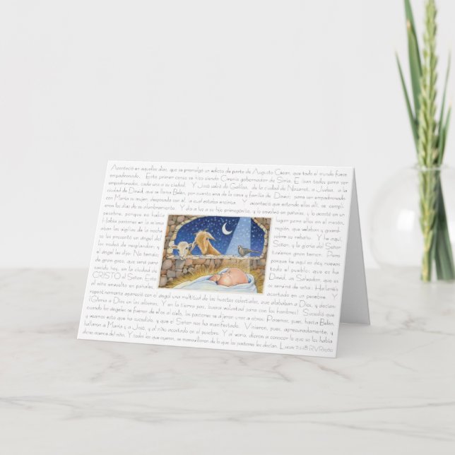 Cartes Pour Fêtes Annuelles Tarjeta Navideña (Devant)