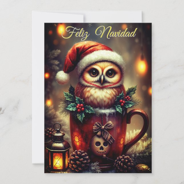 Cartes Pour Fêtes Annuelles Tarjeta Navideña  (Devant)