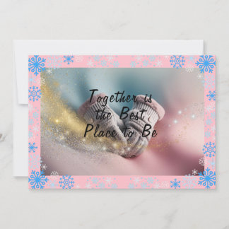 Cartes Pour Fêtes Annuelles Tarjeta "Together is the B