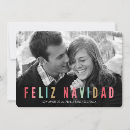 Cartes Pour Fêtes Annuelles Tarjetas Navideñas de Foto | Feliz Navidad