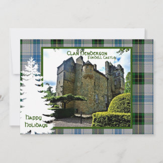 Cartes Pour Fêtes Annuelles Tartan personnalisé du clan écossais Henderson