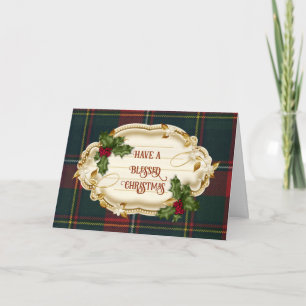 Cartes Pour Fêtes Annuelles Tartan provincial original du Québec