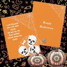 Tas de squelettes qui rôdent la nuit d'Halloween e