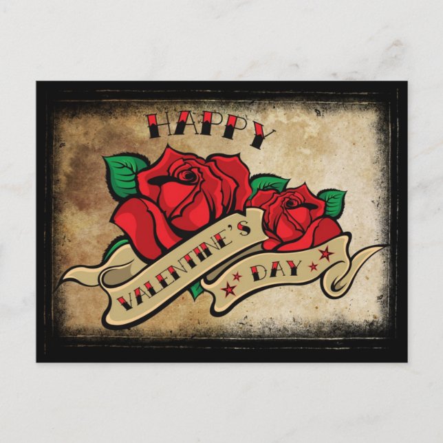 Cartes Pour Fêtes Annuelles Tattoo Joyeux Anniversaire (Devant)