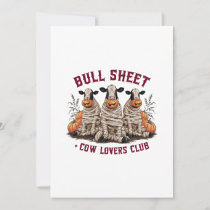 Cartes Pour Fêtes Annuelles Taureau, Cow Love Club