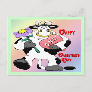 Cartes Pour Fêtes Annuelles Taureau de Valentine