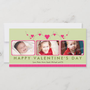 Cartes Pour Fêtes Annuelles {TBA} Customisé Saint-Valentin 3-Photo