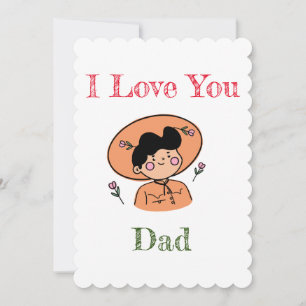 Cartes Pour Fêtes Annuelles Te Quiero papa : fête des pères mexicaine 2024