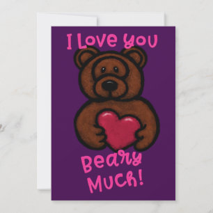 Cartes Pour Fêtes Annuelles Teddy Bear Saint-Valentin