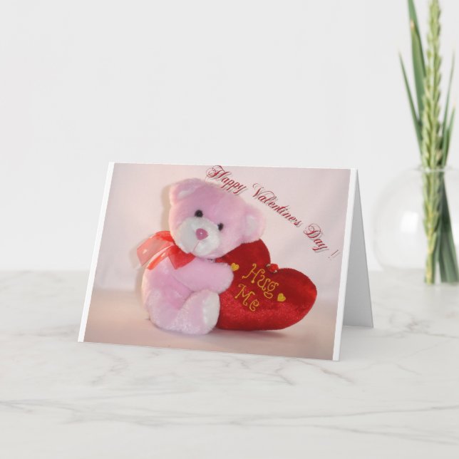 Cartes Pour Fêtes Annuelles teddy_Valentine_2 (Devant)