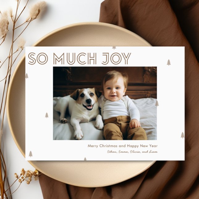 Cartes Pour Fêtes Annuelles Tellement de joie Famille Animaux de compagnie Chi (Créateur téléchargé)