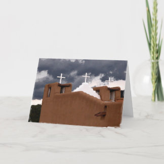 Cartes Pour Fêtes Annuelles Tempête au-dessus de San Geronimo
