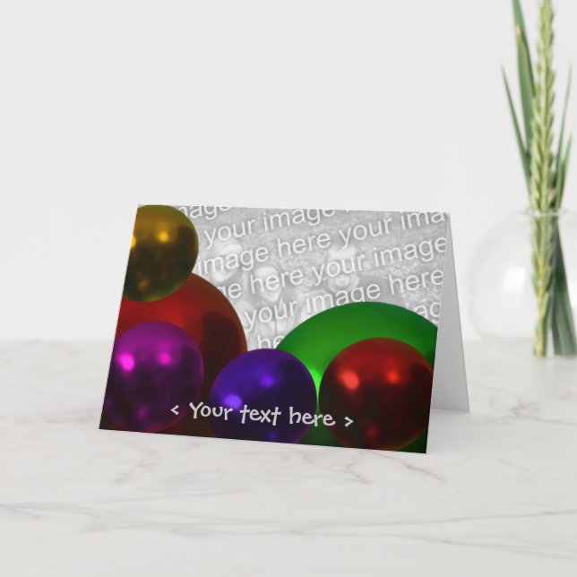 Cartes Pour Fêtes Annuelles Temps de Christmas (Devant)