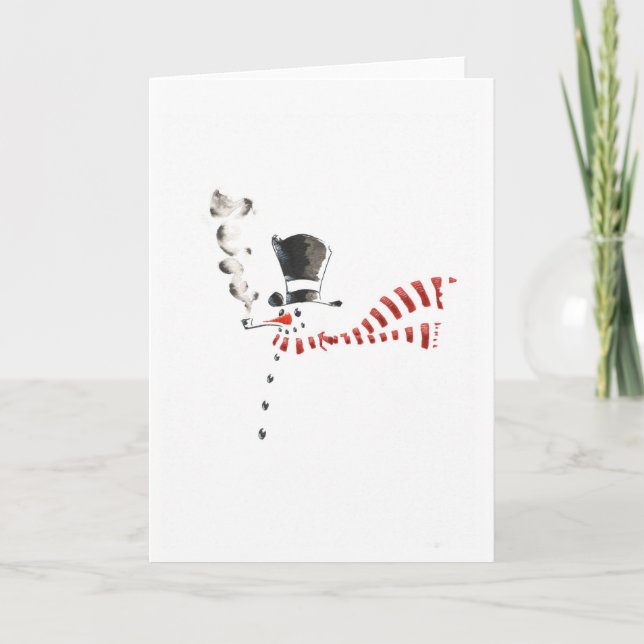 Cartes Pour Fêtes Annuelles Temps de tuyau (Devant)