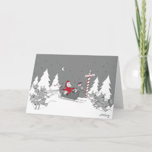 Cartes Pour Fêtes Annuelles Temps polarisés