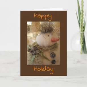 CARTES POUR FÊTES ANNUELLES "TEMPS SPÉCIAL DE PENSER À VOUS" NOËL SOUHAITE