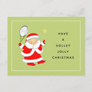 Cartes Pour Fêtes Annuelles Tennis Christmas Holiday