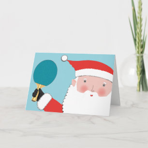 Cartes Pour Fêtes Annuelles Tennis de Table Noël