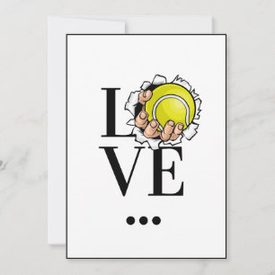 Cartes Pour Fêtes Annuelles Tennis Love Joueur Entraîneur Sports Thème Athléti
