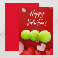 Tennis Saint-Valentin avec AMOUR pour Joueur rouge