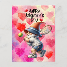 Cartes Pour Fêtes Annuelles TENNIS Saint Valentin pour jouer avec amour